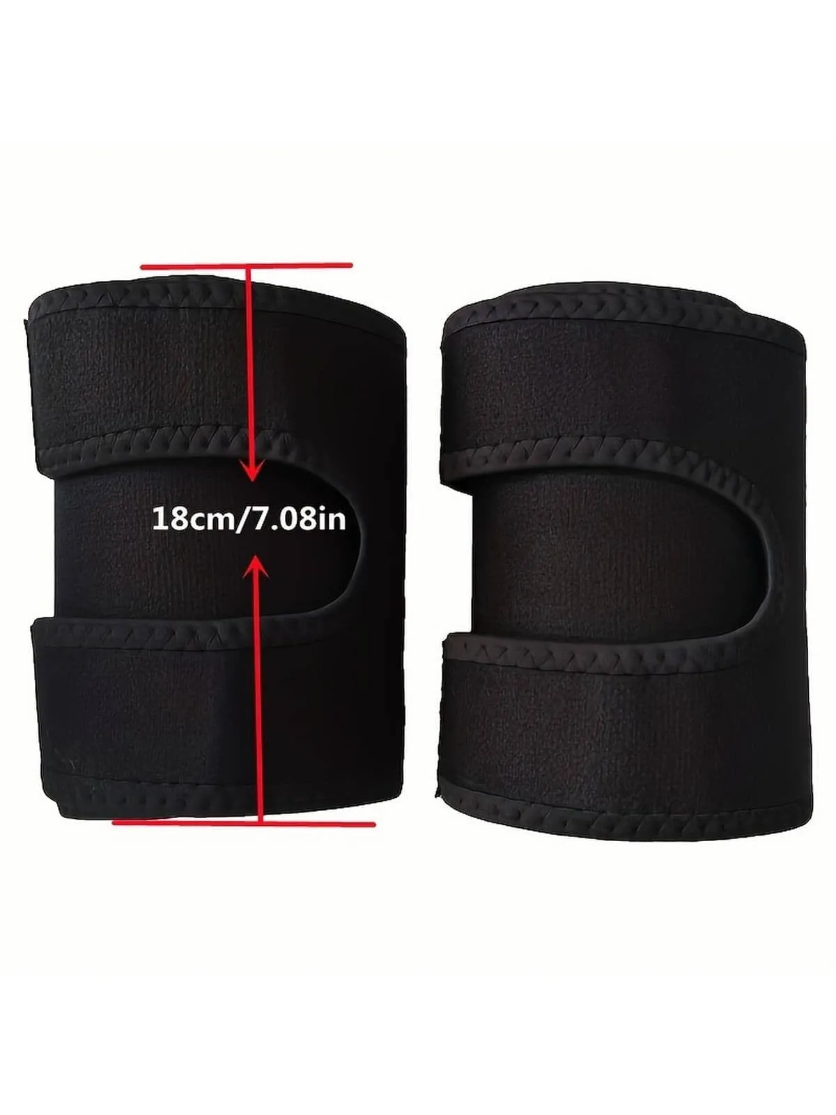 1 Pair Stretch Thigh Leg Slimming Belt, Women Workout Fitness Elastic Slimming Wrap Body Shaper