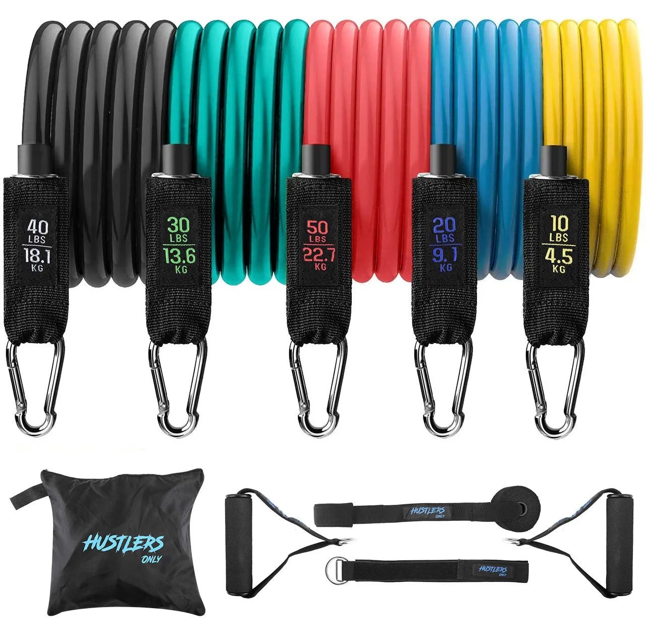 11 Pcs Resistance Band Set