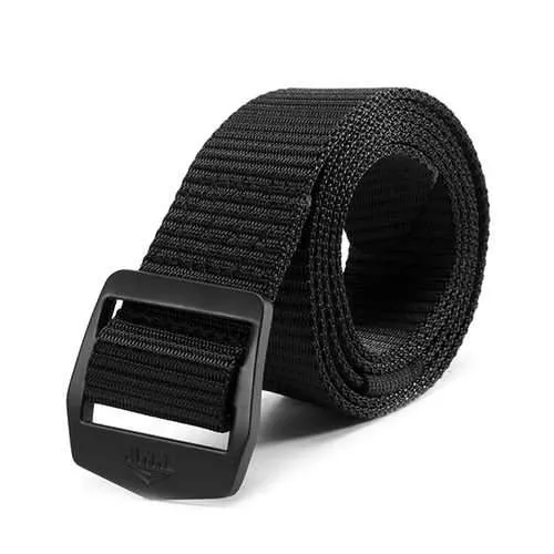 120CM Weaven Nylon Alloy Buckle Belt Military Tactical Durable Outdoor Sport Pants Strip