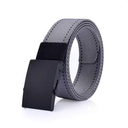 125CM Men Nylon Alloy Buckle Belt Outdoor Sport Military Durable Pants Strip