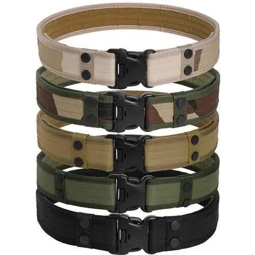 130CM Mens Outdoor Military Durable Canvas Belt
