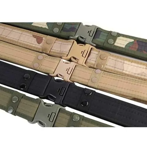 130CM Mens Outdoor Military Durable Canvas Belt