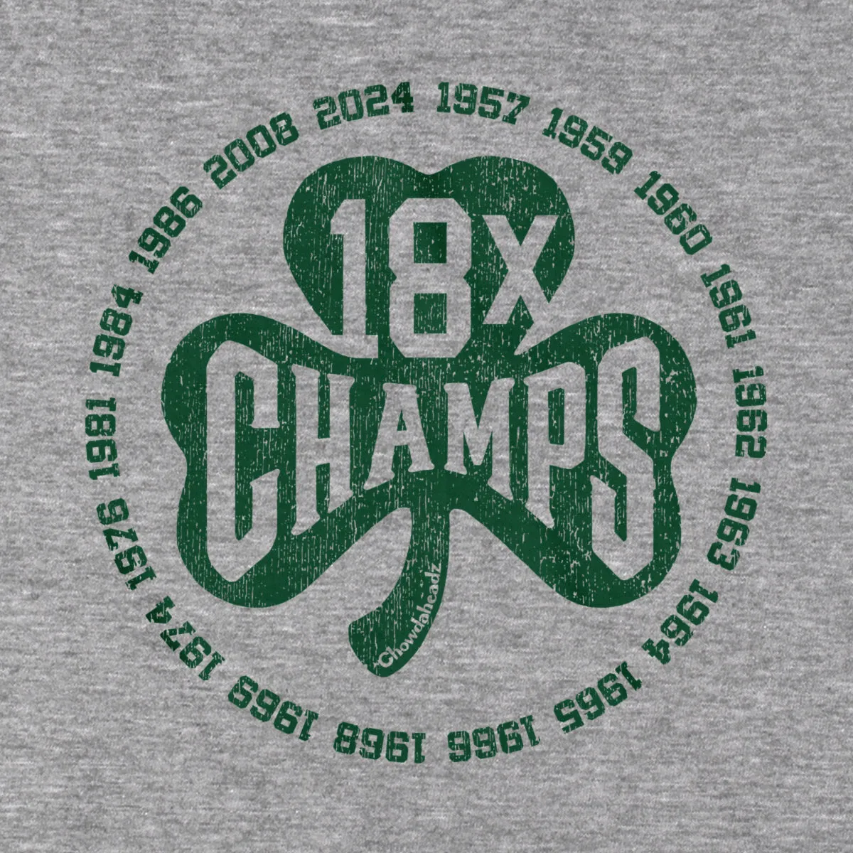 18x Boston Basketball Champions Shamrock Youth T-Shirt