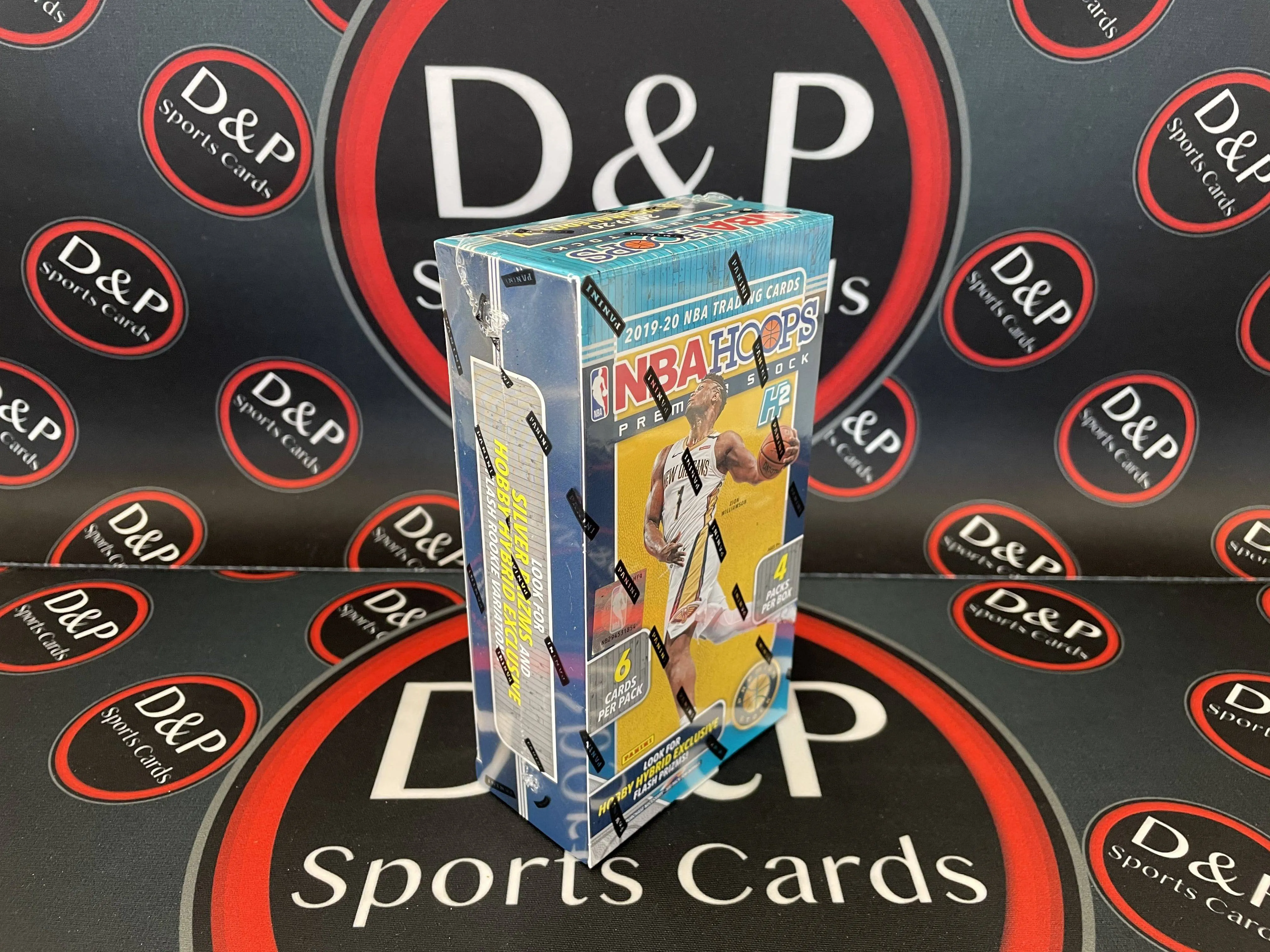 2019-20 Panini NBA Hoops Premium Stock Hobby Hybrid Box