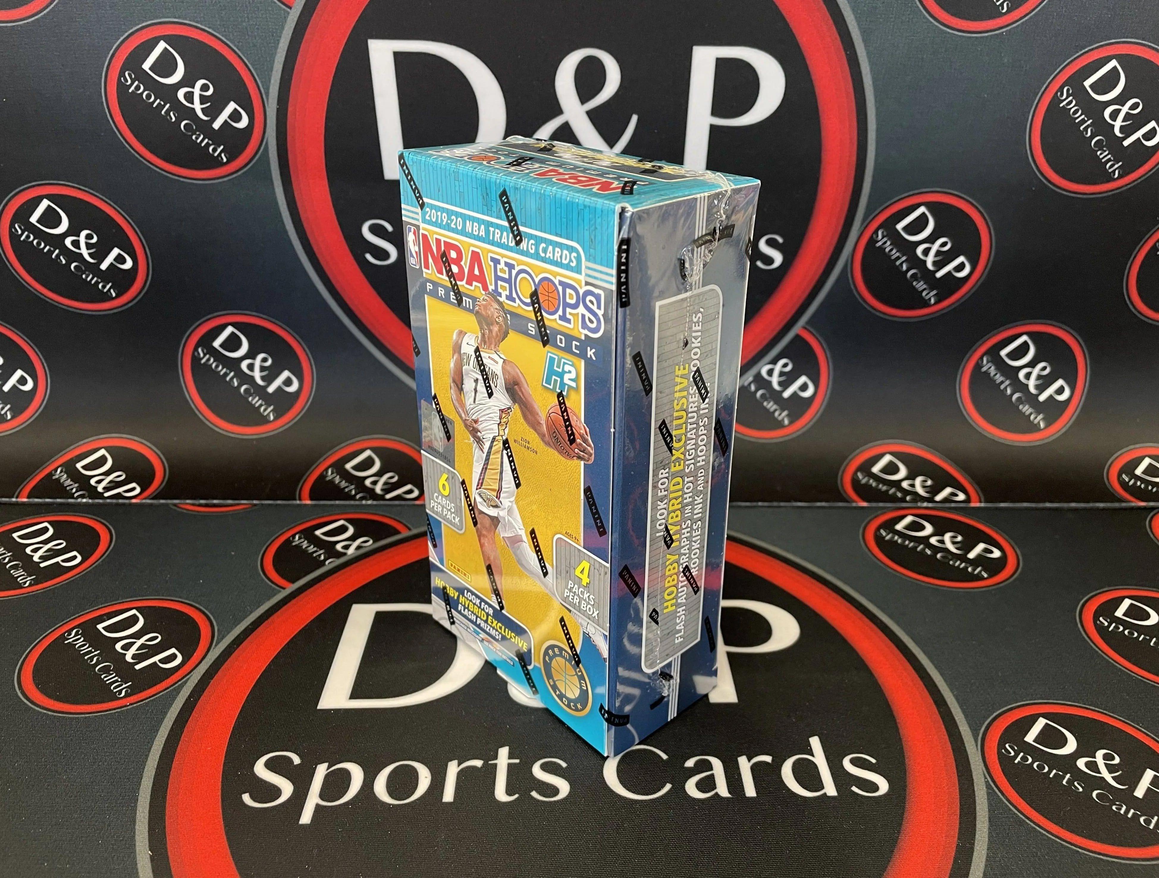 2019-20 Panini NBA Hoops Premium Stock Hobby Hybrid Box