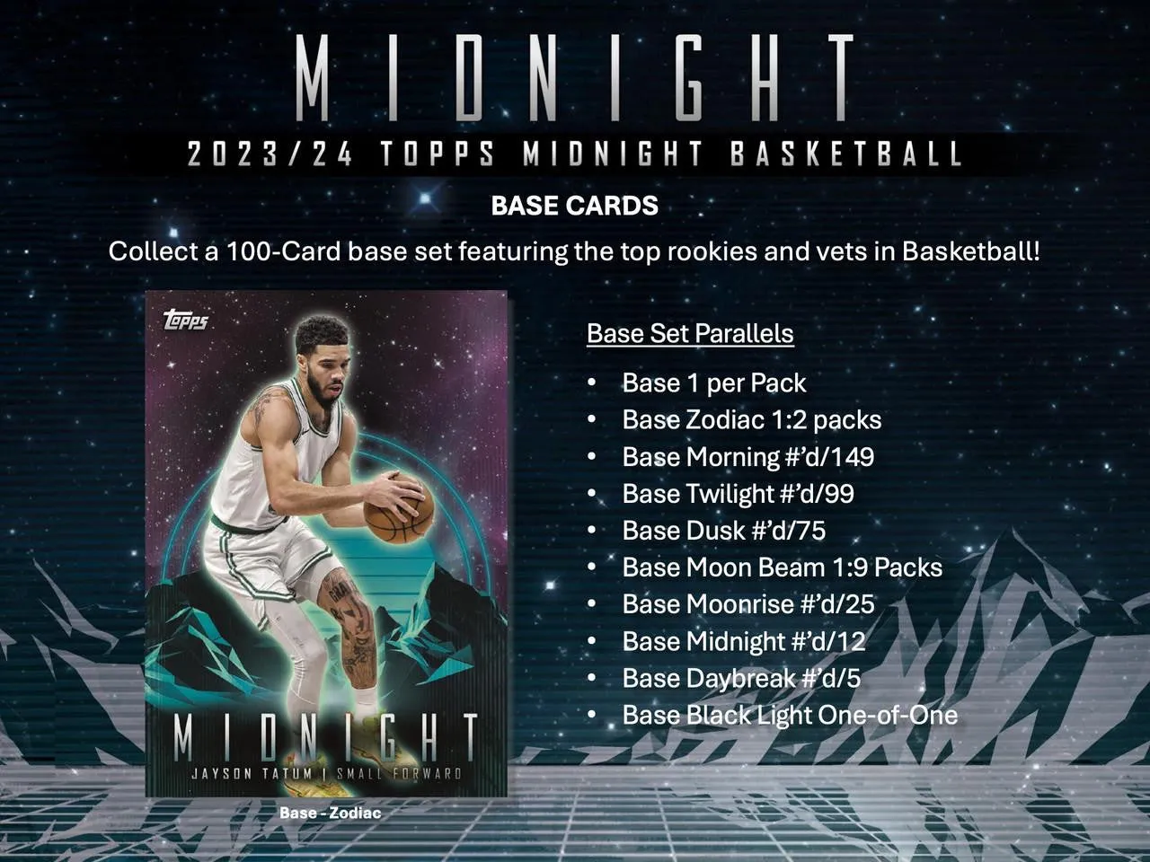 2023/24 Topps Midnight Basketball Hobby Box
