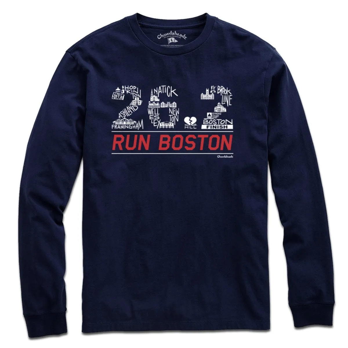 26.2 Run Boston Race Icons T-Shirt