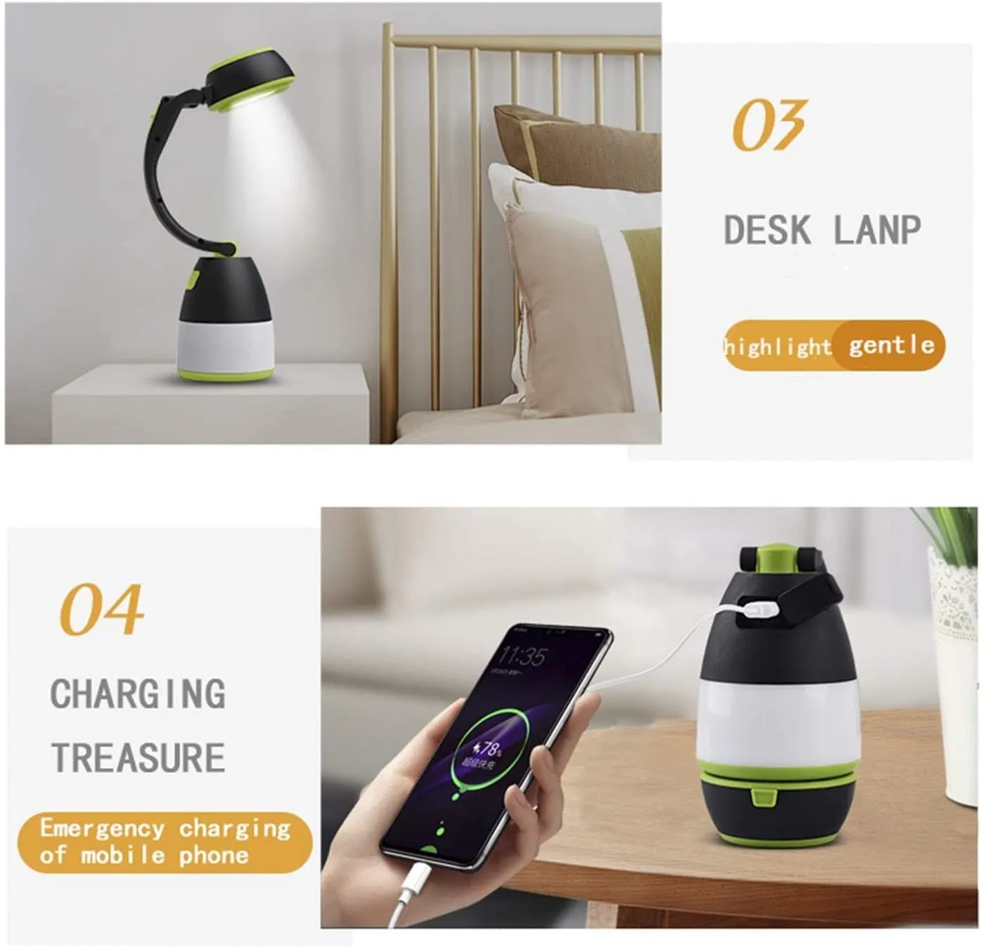 3 in 1 Multifunction LED Lamp (6 Display)