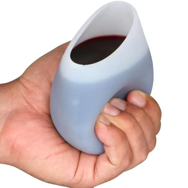 6 Pieces Foldable Silicone Unbreakable Wine/Beer Glass