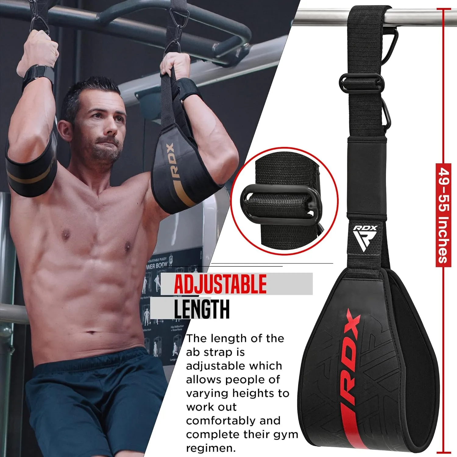 AB Straps for Pull Up Bar Hanging (Pair)