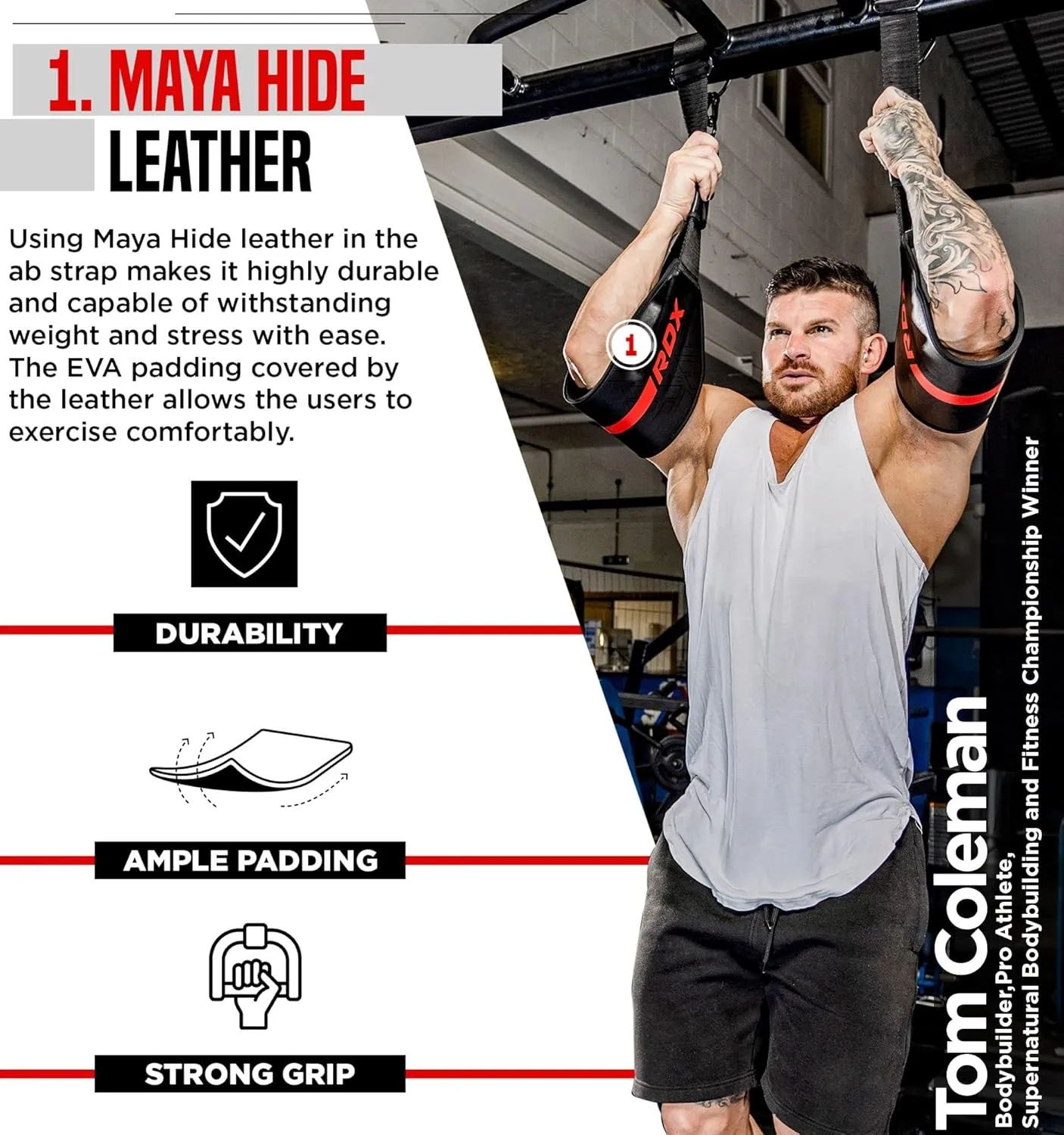 AB Straps for Pull Up Bar Hanging (Pair)