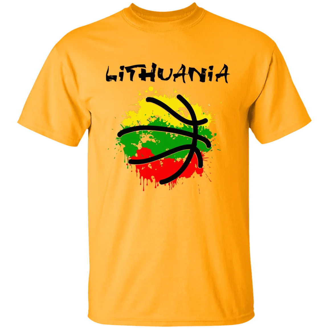 Abstract Lithuania - Boys/Girls Youth Classic Short Sleeve T-Shirt