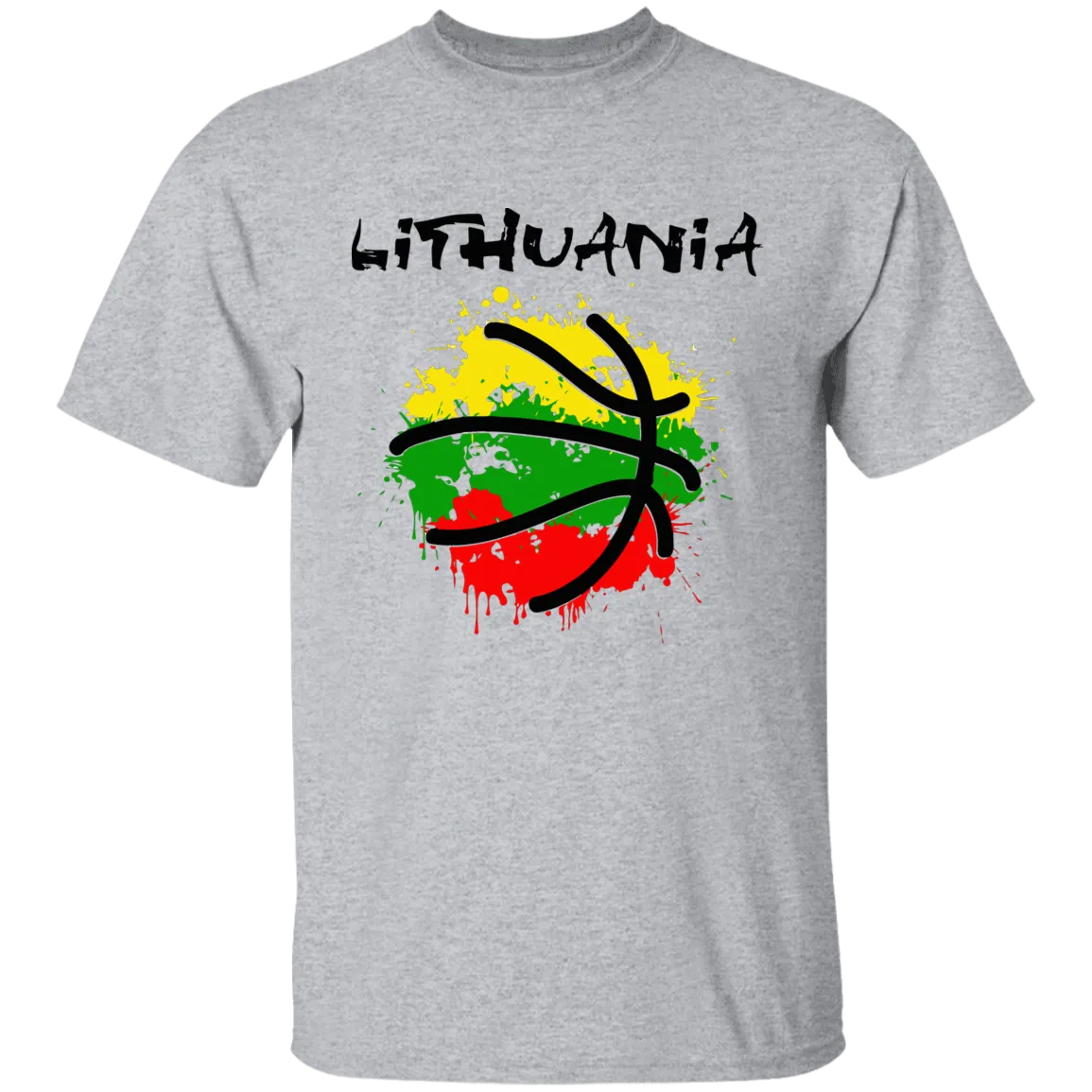 Abstract Lithuania - Boys/Girls Youth Classic Short Sleeve T-Shirt
