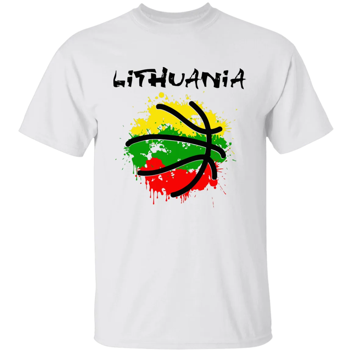 Abstract Lithuania - Boys/Girls Youth Classic Short Sleeve T-Shirt