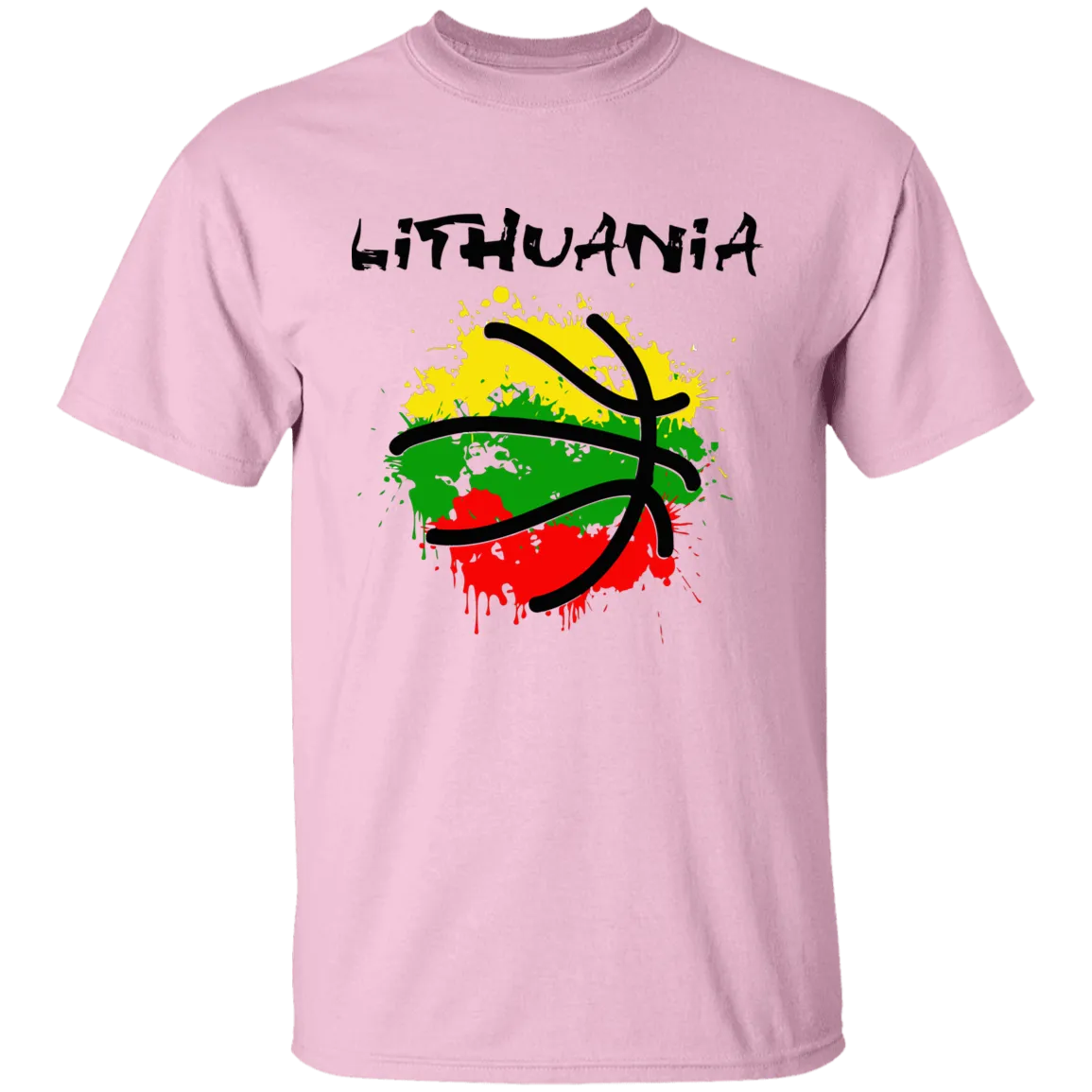 Abstract Lithuania - Boys/Girls Youth Classic Short Sleeve T-Shirt