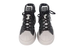 ADIDAS RICK OWENS MASTODON PRO MODEL BLACK LEATHER NIGHT TOP SNEAKER UK9 WITH BOX
