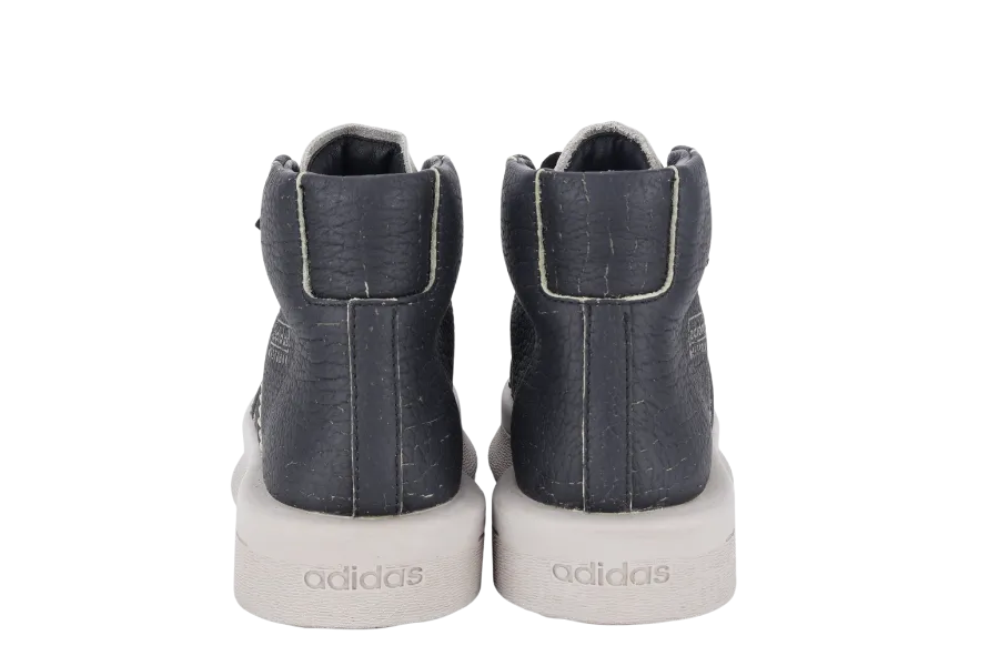 ADIDAS RICK OWENS MASTODON PRO MODEL BLACK LEATHER NIGHT TOP SNEAKER UK9 WITH BOX