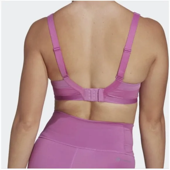 Adidas TLRD Impact Luxe Training High-Support Sports Bra (HL8696) semi p…