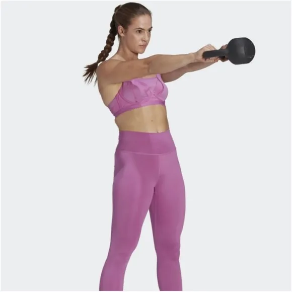 Adidas TLRD Impact Luxe Training High-Support Sports Bra (HL8696) semi p…