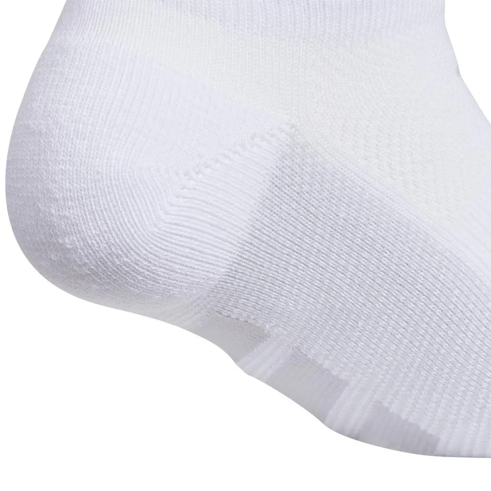 adidas Women's SuperLite No-Show 3 Pack Socks - White