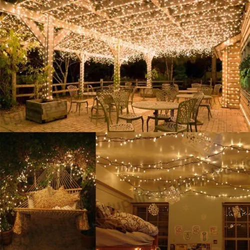 AIcase Solar Starry Fairy Bendable Copper Wire Durable Outdoor String Lights