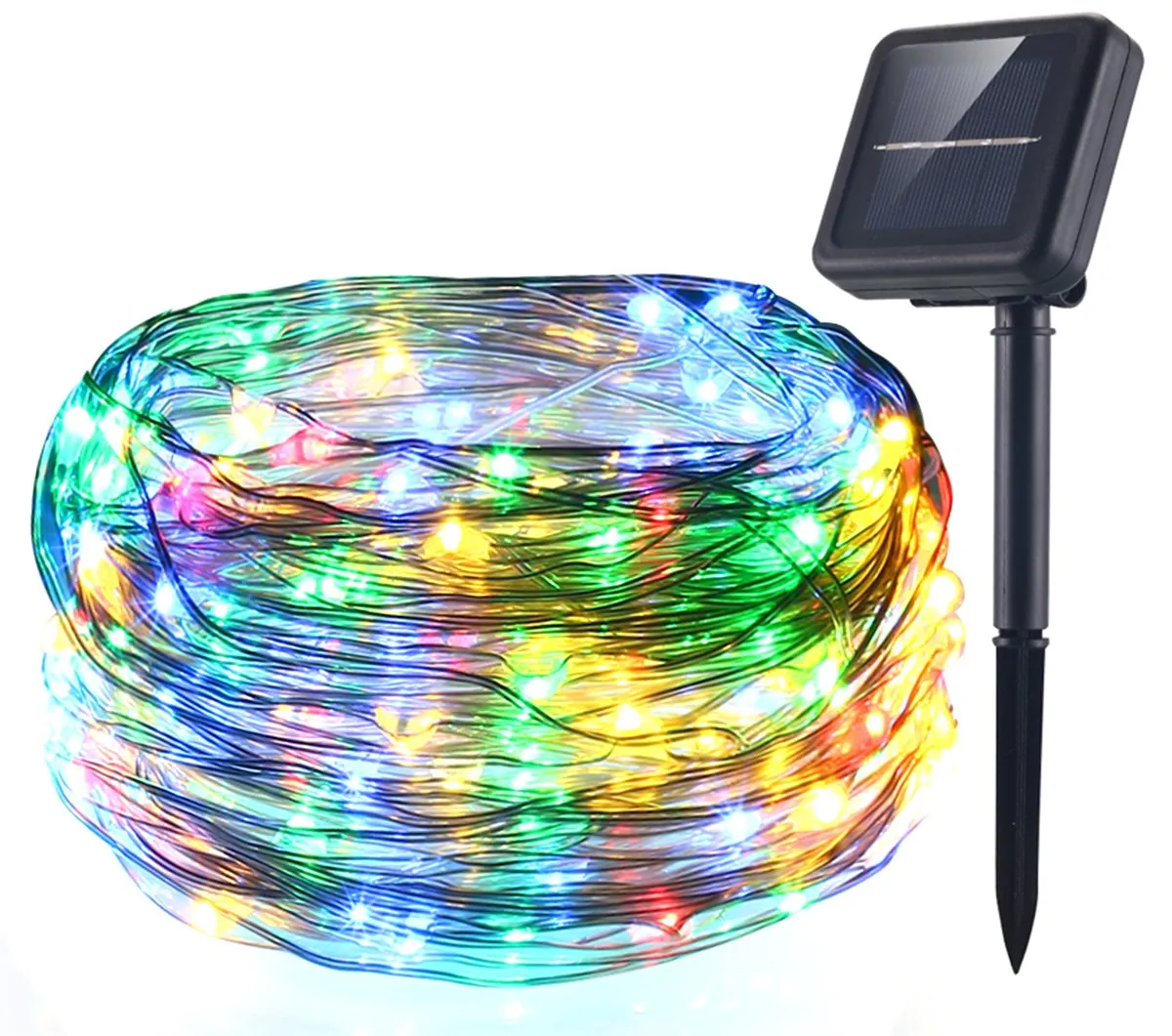 AIcase Solar Starry Fairy Bendable Copper Wire Durable Outdoor String Lights