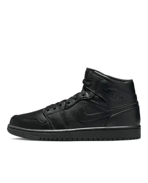Air Jordan 1 Mid  Triple Black