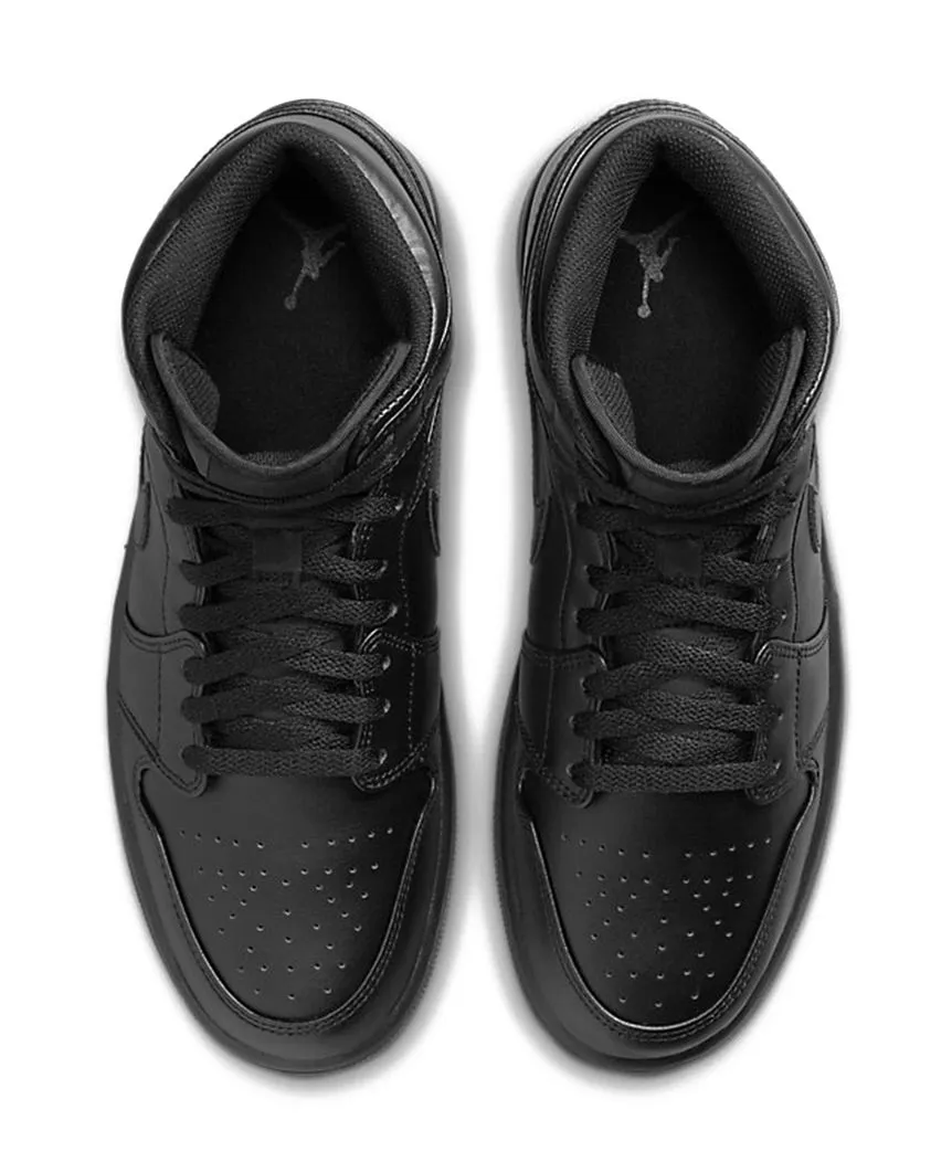 Air Jordan 1 Mid  Triple Black