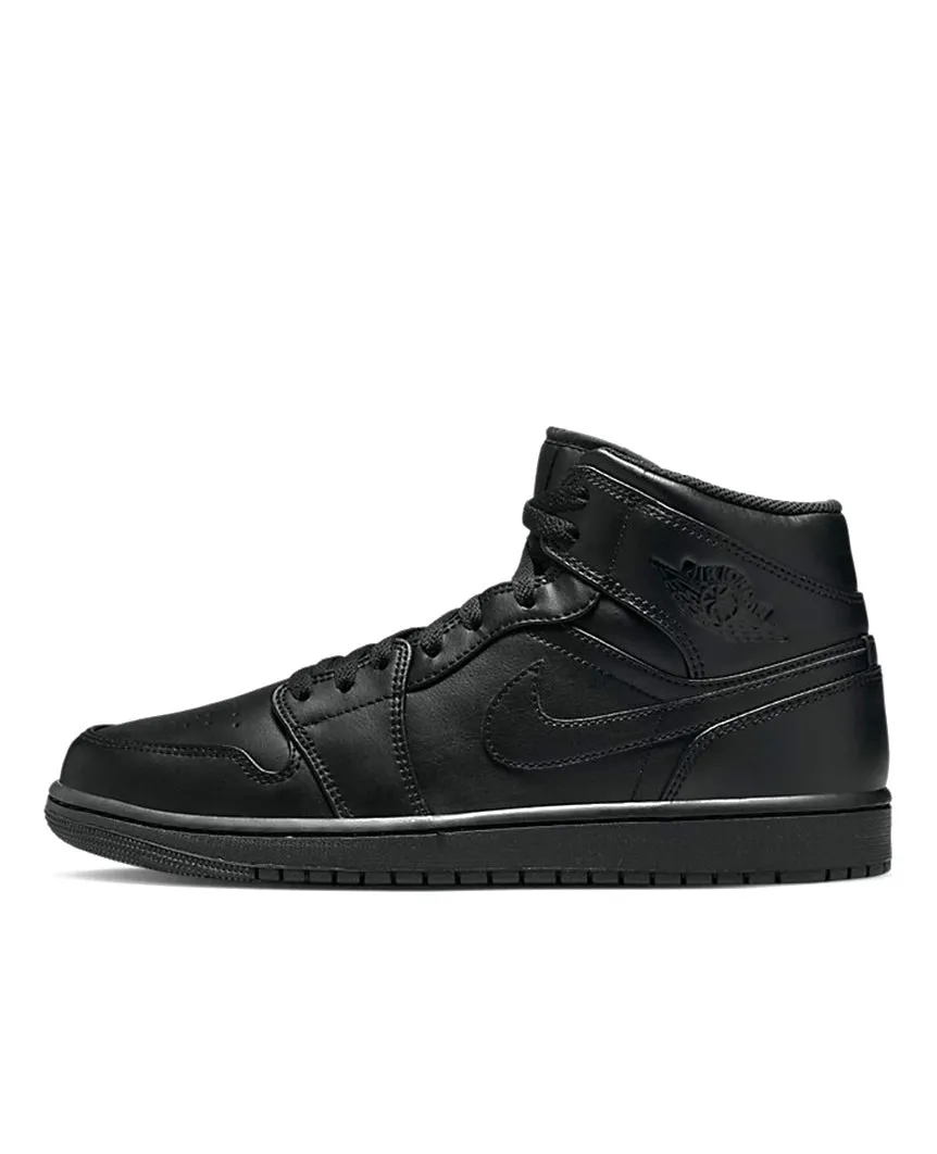Air Jordan 1 Mid  Triple Black