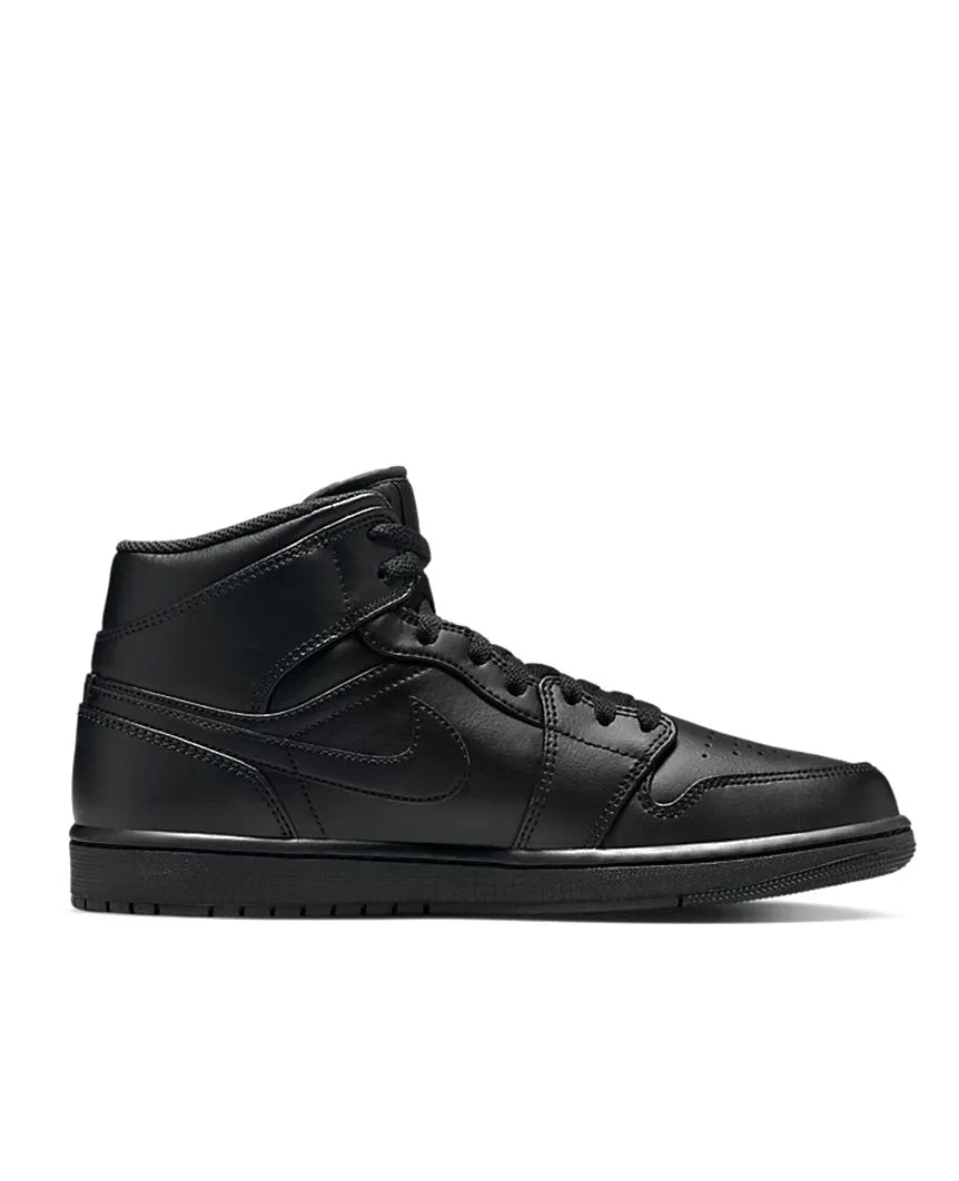Air Jordan 1 Mid  Triple Black