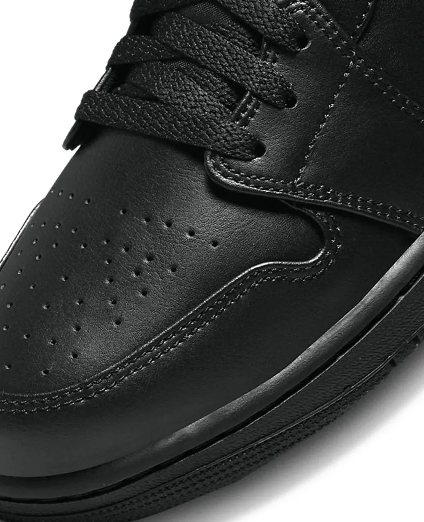 Air Jordan 1 Mid  Triple Black