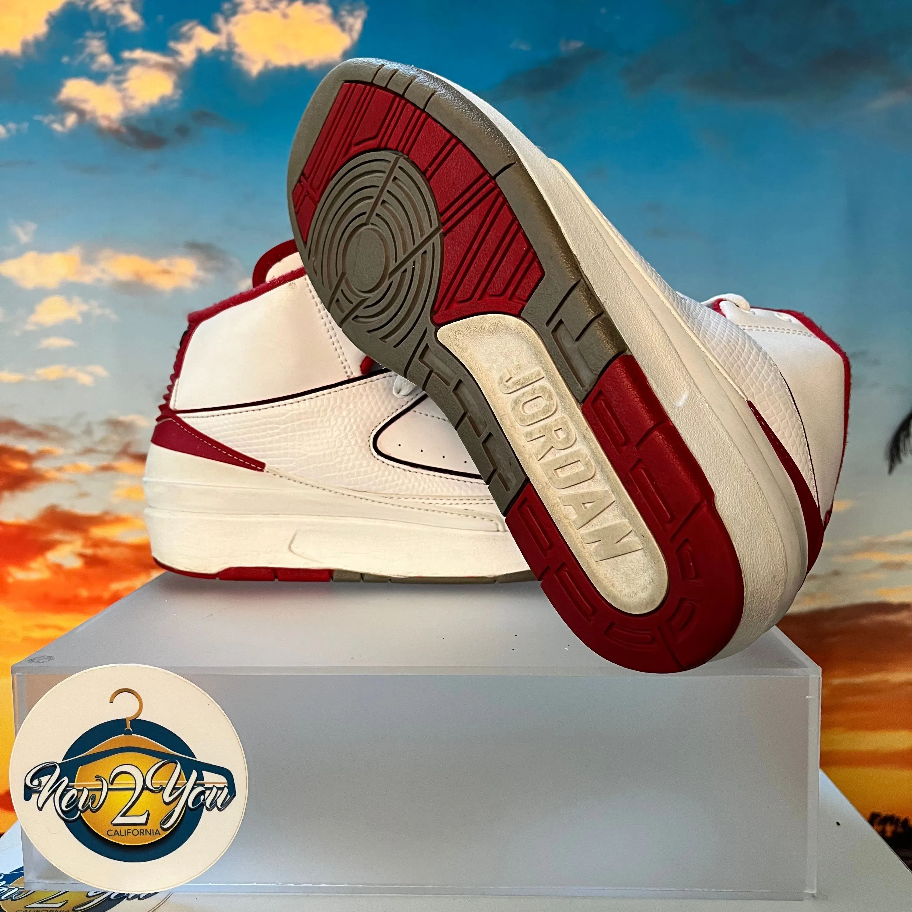 Air Jordan 2 Retro BG "White Varsity"