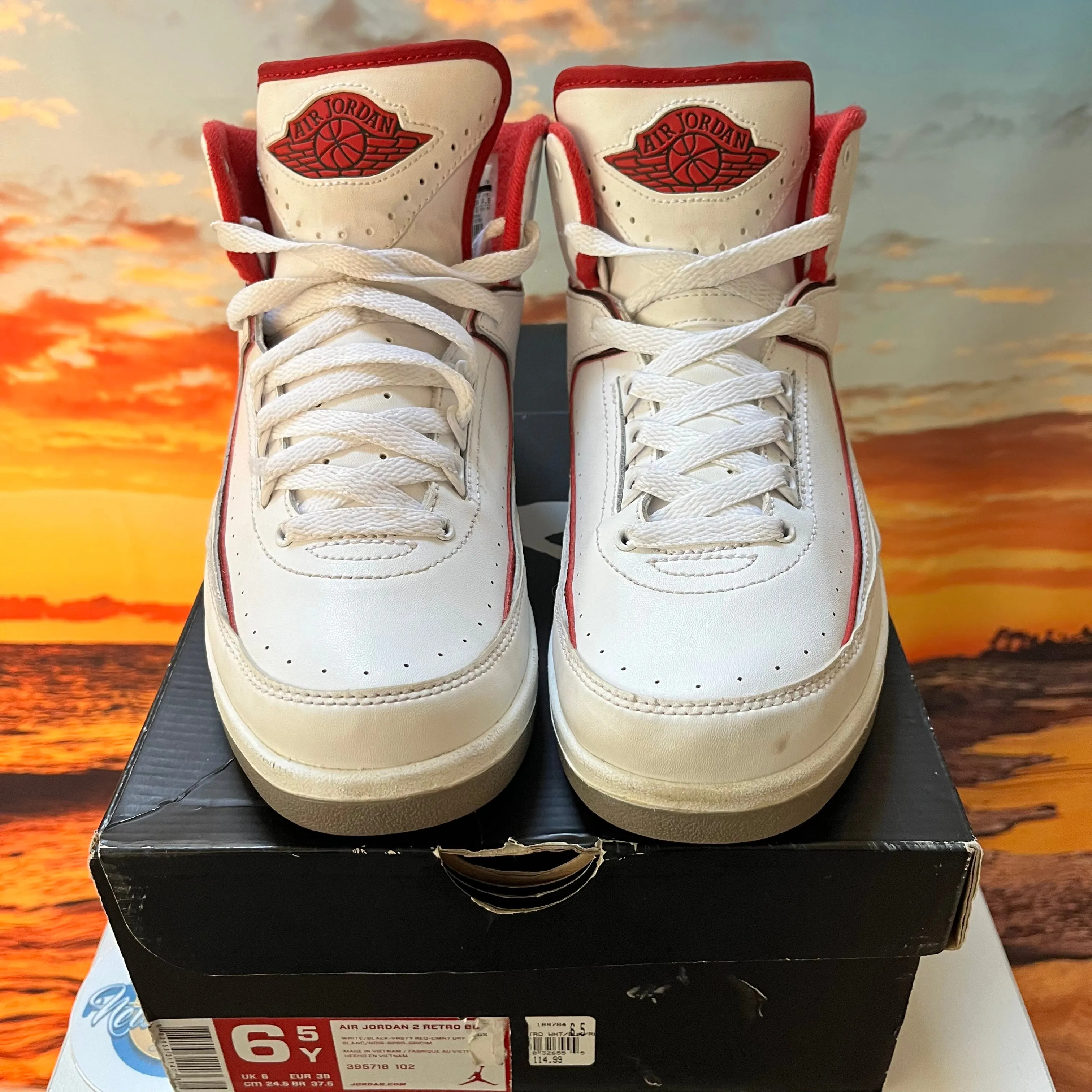 Air Jordan 2 Retro BG "White Varsity"