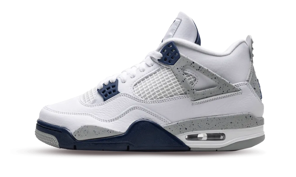 Air Jordan 4 Retro White Midnight Navy