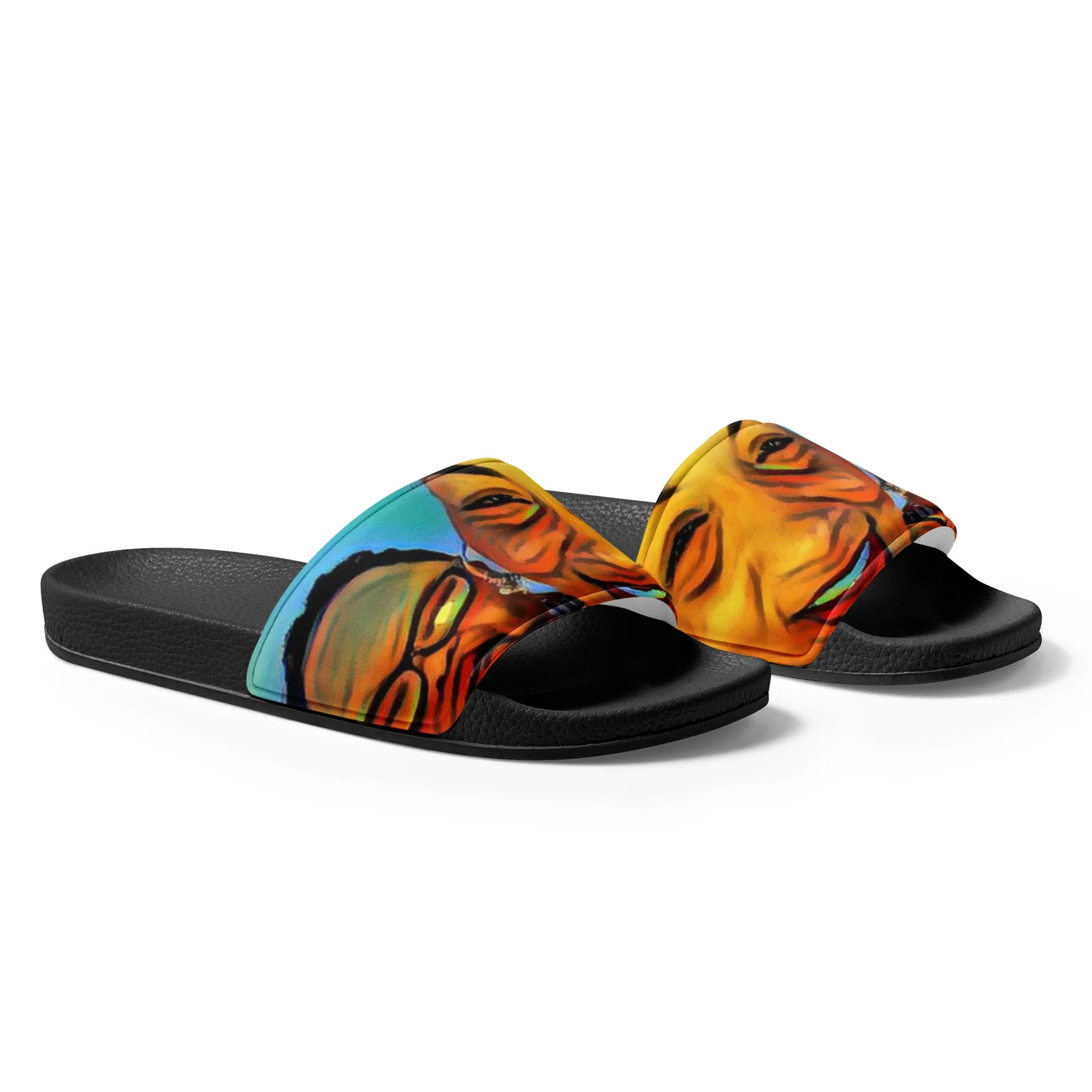 Airfros And Babyhairs Mom And Me Multicolored Mens Slides
