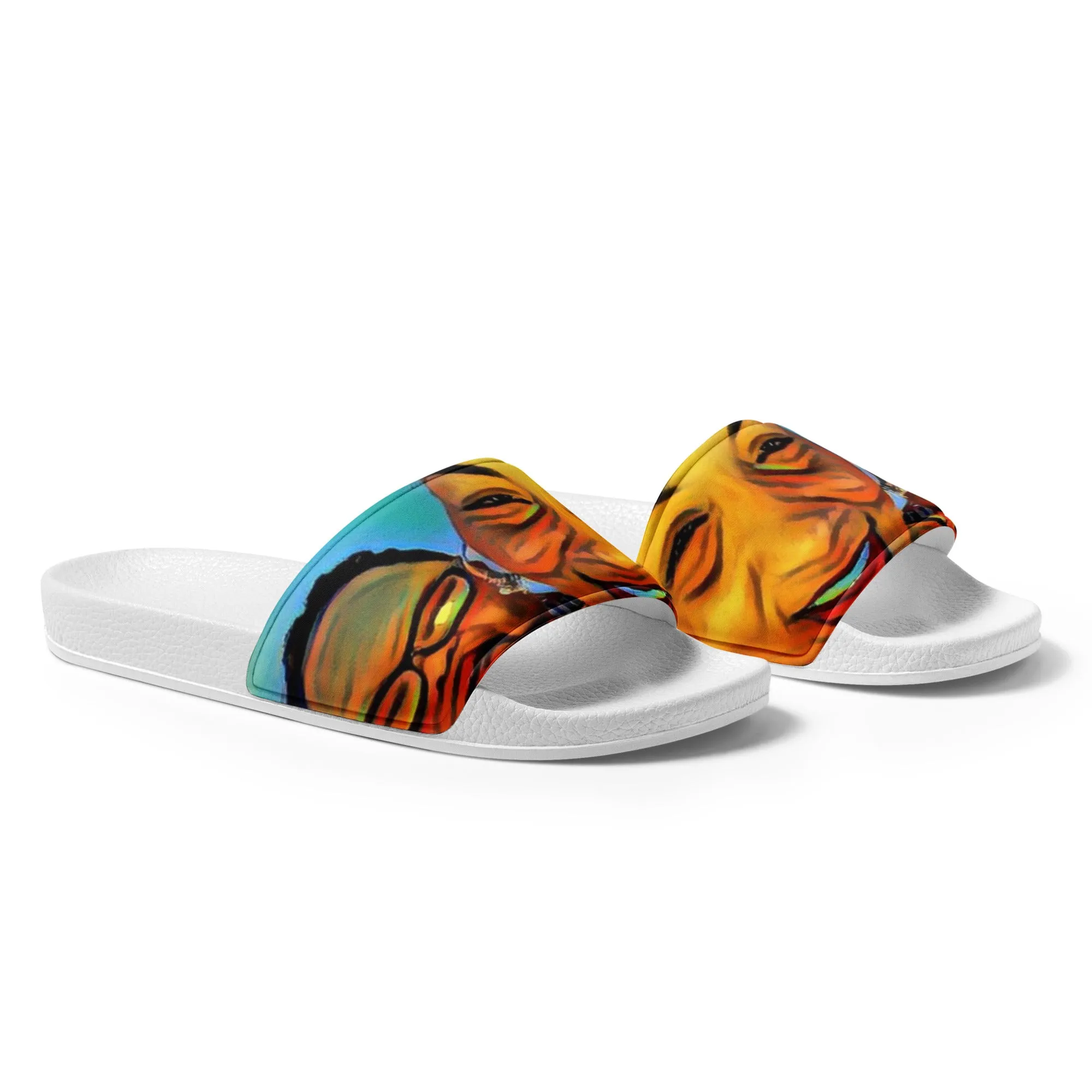 Airfros And Babyhairs Mom And Me Multicolored Mens Slides