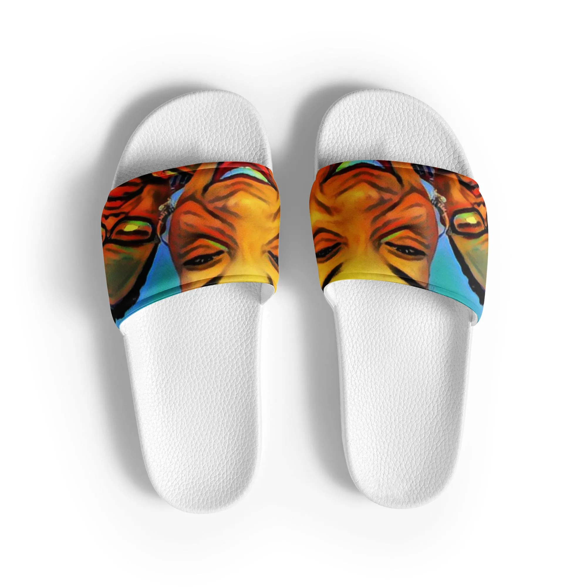 Airfros And Babyhairs Mom And Me Multicolored Mens Slides