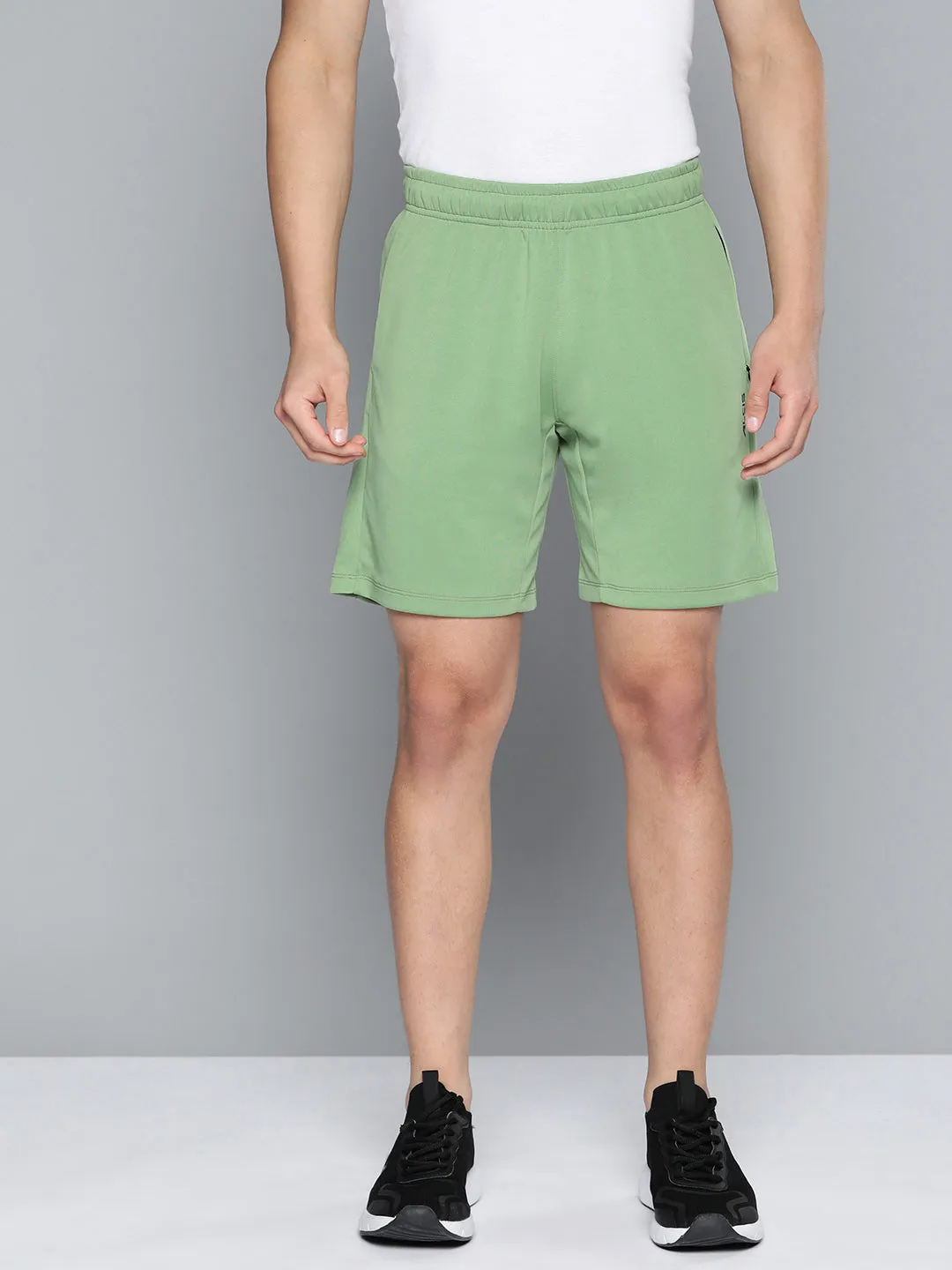 Alcis Men Solid Regular Fit Sports Shorts