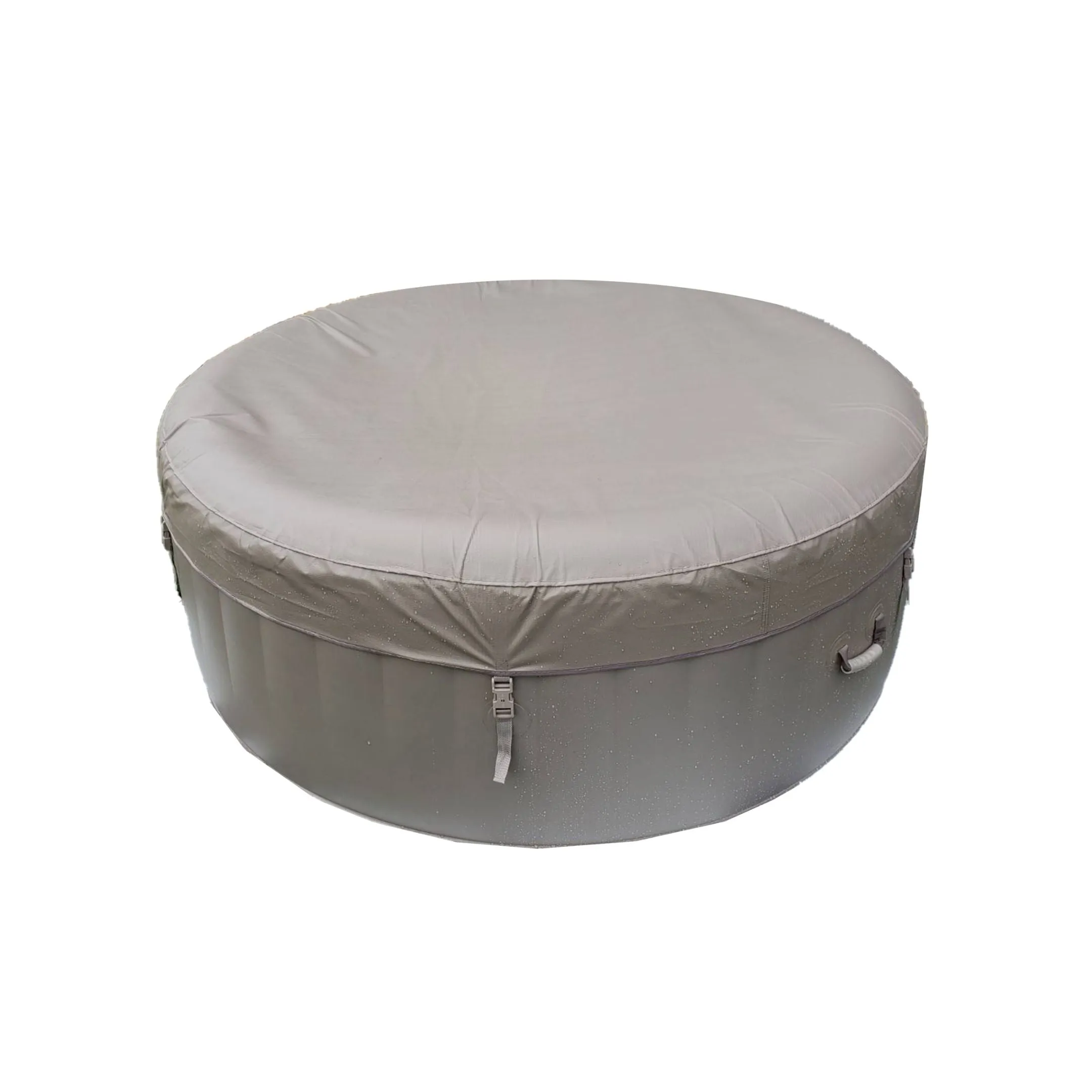 ALEKO Round Inflatable Hot Tub With Cover 2-4 Person - 210 Gallon I SPAFAIR