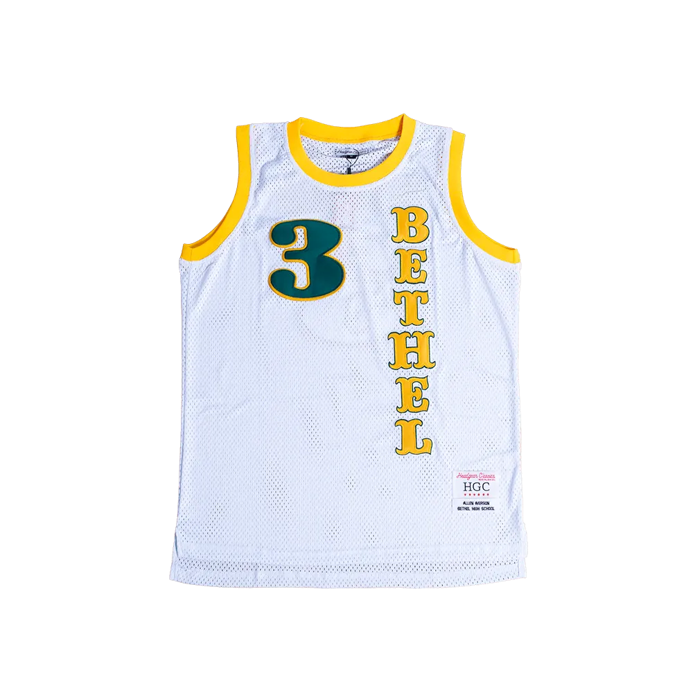 ALLEN IVERSON ALTERNATE GREEN/WHITE HIGH SCHOOL BASKETBALL JERSEY
