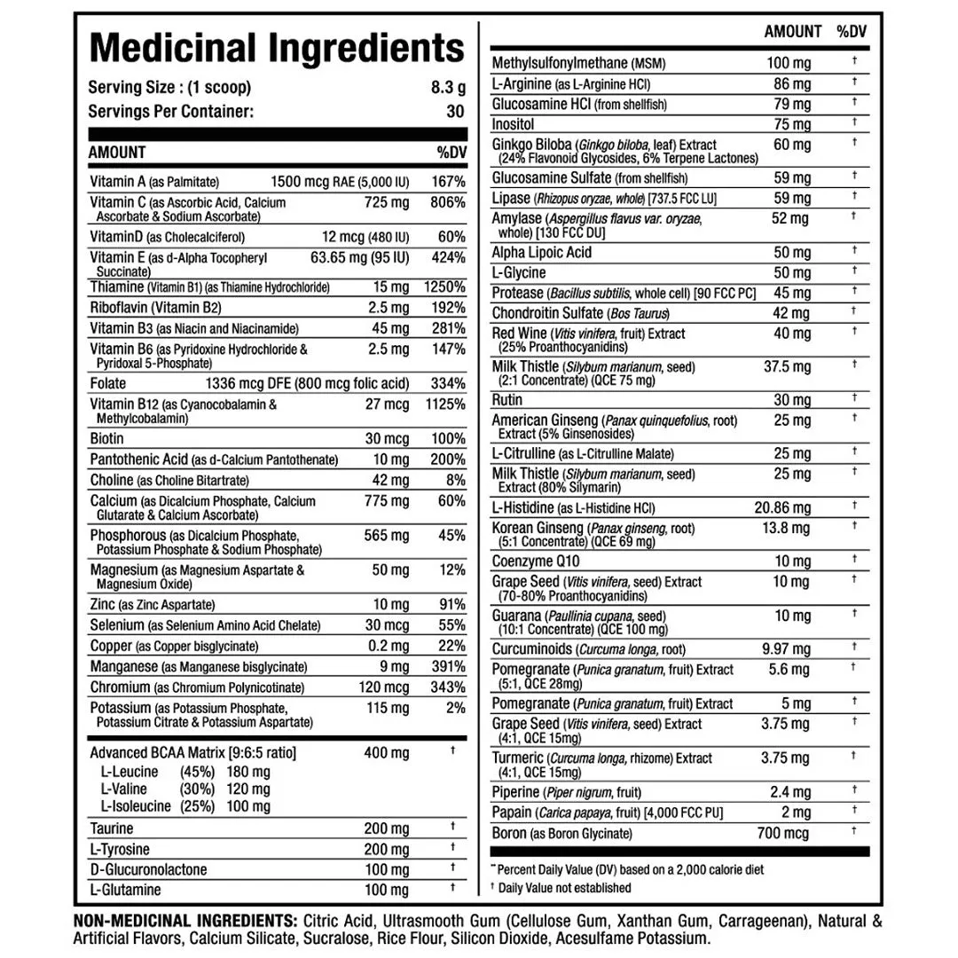 Allmax VitaStack Drink Mix - Orange 30 Servings