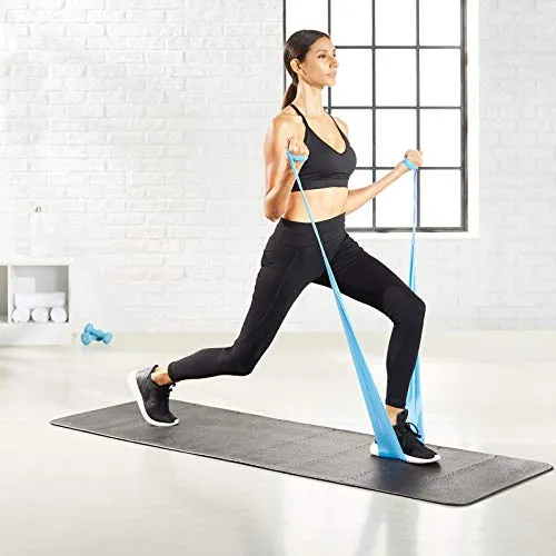 AmazonBasics Latex Resistance Band - 1500mm, 3-Piece Set