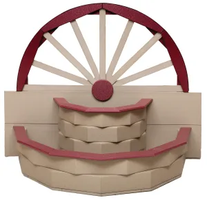 Amish Made Poly Wagon Wheel Planter