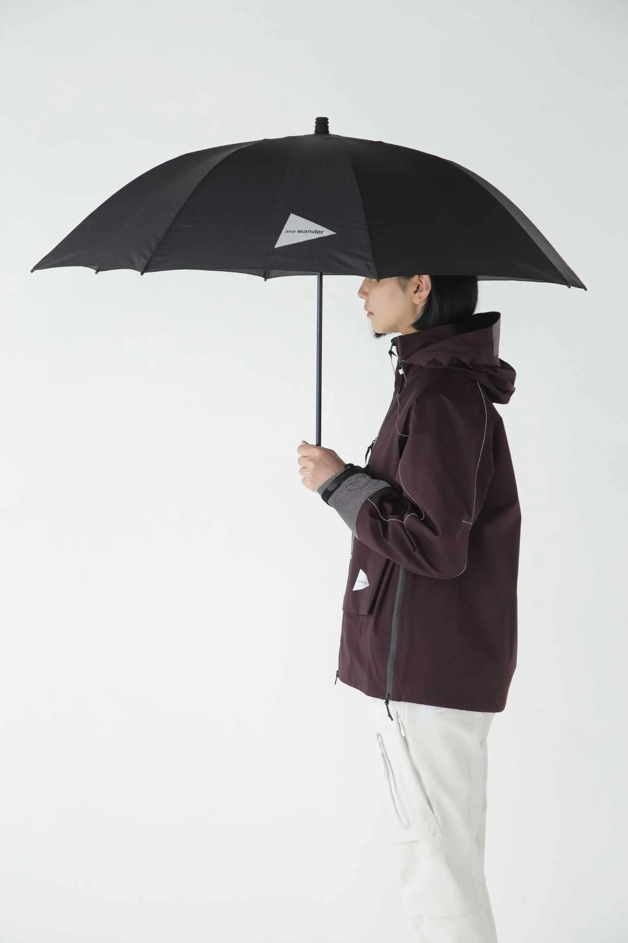 and wander - EuroSCHIRM × and wander Umbrella - Black