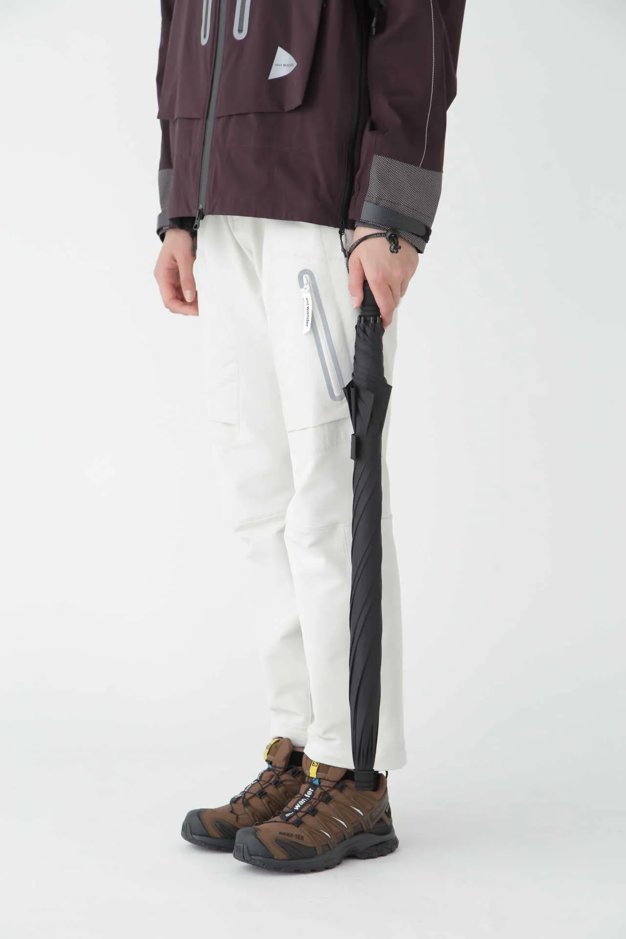 and wander - EuroSCHIRM × and wander Umbrella - Black