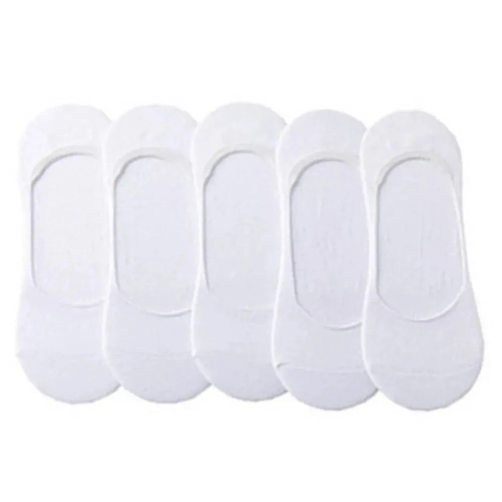 Anti-Slip Invisible Sport Socks for Men (5 Pairs)