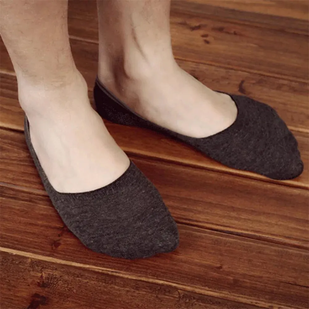 Anti-Slip Invisible Sport Socks for Men (5 Pairs)