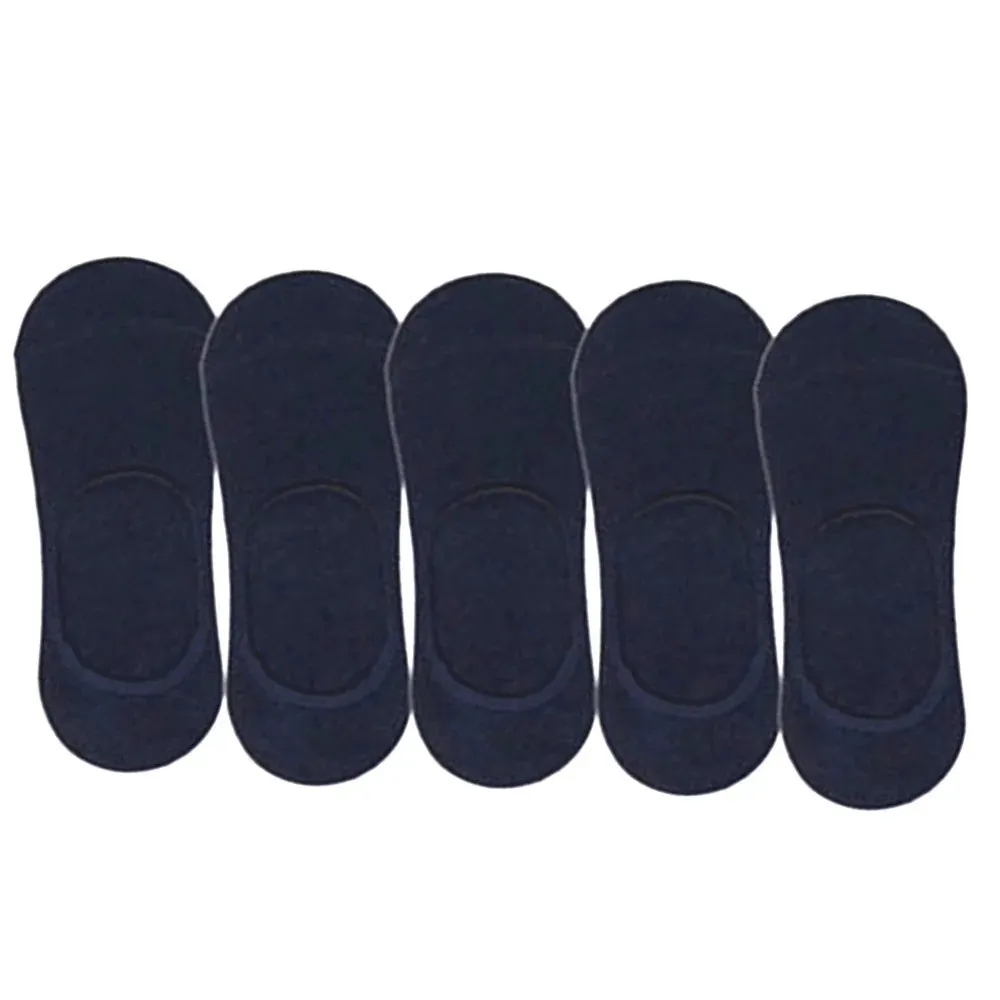 Anti-Slip Invisible Sport Socks for Men (5 Pairs)
