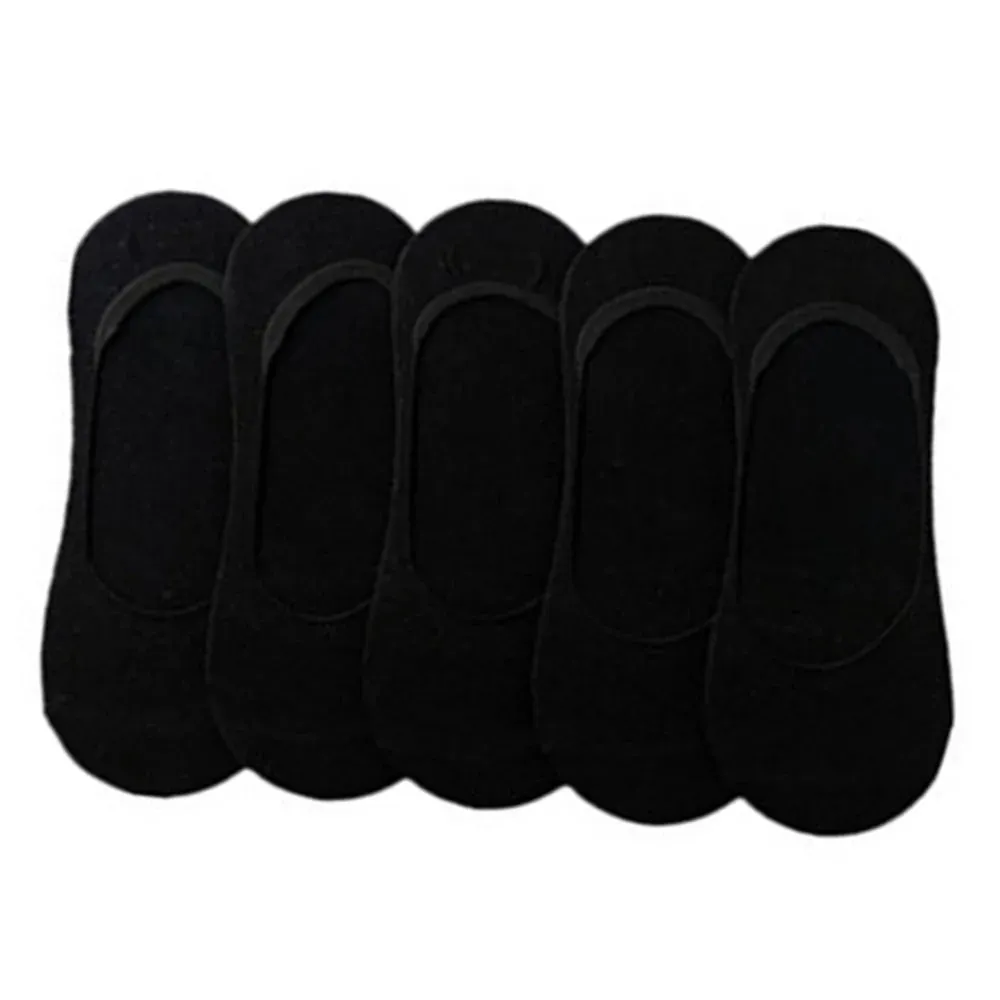 Anti-Slip Invisible Sport Socks for Men (5 Pairs)