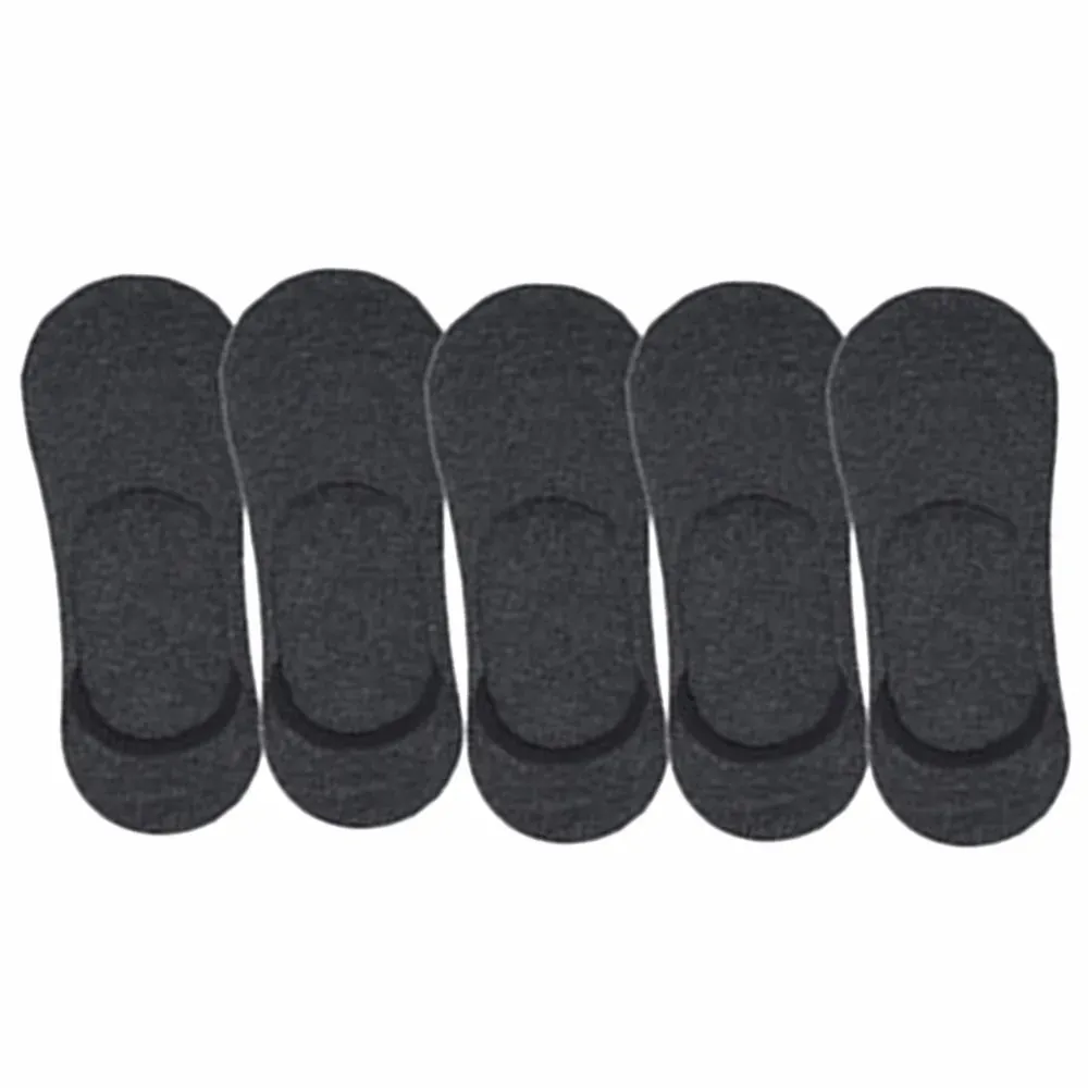 Anti-Slip Invisible Sport Socks for Men (5 Pairs)